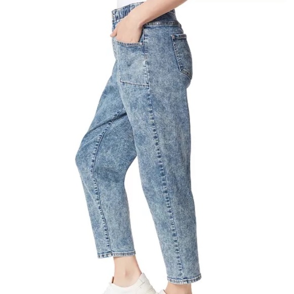 FRAYED JEANS/ NWT/ Frayed Denim
Barrel Straight-Leg Jeans / Dark Blue/size 10/30 - Picture 15 of 16